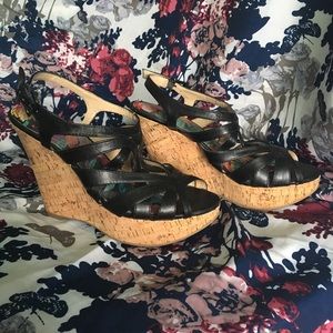 Strappy Wedge Sandals